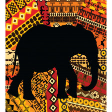 Elephant Silhouette Duvet Cover Set