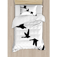 Group of Flying Birds Duvet Cover Set