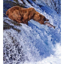 Grizzly Bear at Katmai Duvet Cover Set