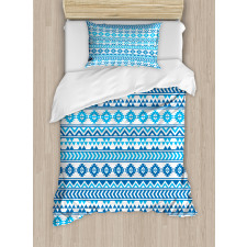 Folk Cultural Forms Duvet Cover Set