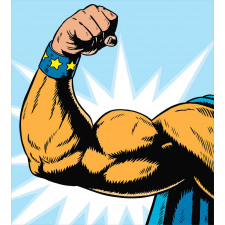 Cartoon Superheros Power Duvet Cover Set