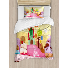 Kids Castle Scenery Duvet Cover Set