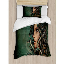 Woman Snakes Duvet Cover Set