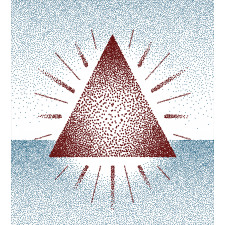 Dots Retro Pyramid Duvet Cover Set