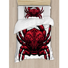 Cancer Zodiac Sign Duvet Cover Set