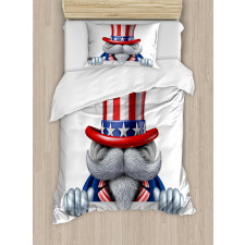 Uncle Sam Hat Duvet Cover Set