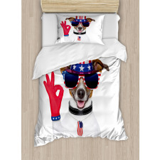 Jack Russell Dog Duvet Cover Set