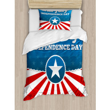 Stars Stripes Patriotic Duvet Cover Set