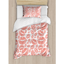 Hot Retro Lady Lips Duvet Cover Set