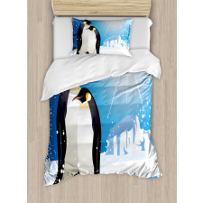 Snowy Frozen Kid Season Duvet Cover Set