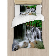 Tropical Forest Scenery Duvet Cover Set