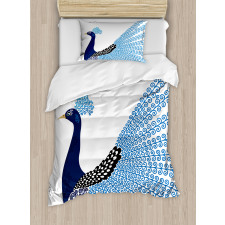 Exotic Peacock Feather Duvet Cover Set