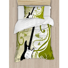 Electric Bass Guitar Duvet Cover Set