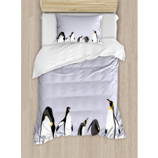 Polar Icy Land Winter Duvet Cover Set