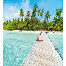 Maldives Island Beach Duvet Cover Set