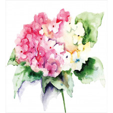 Hydrangea Flower Bouquet Duvet Cover Set
