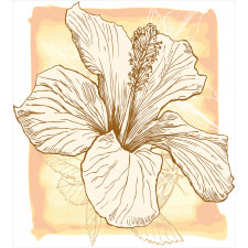Large Hibiscus Flower Petals Duvet Cover Set