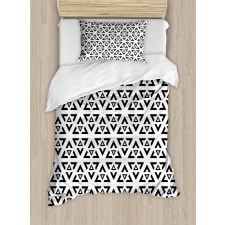 Modern Triangle Duvet Cover Set