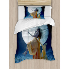 Swing in the Sky Moon Duvet Cover Set