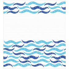 Ocean Life Sea Waves Duvet Cover Set