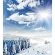 Idyllic Snow Mountain Duvet Cover Set