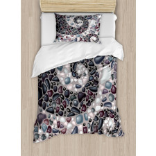 Mountain Volcanic Stones Duvet Cover Set