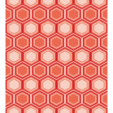 Hexagonal Comb Tile Duvet Cover Set