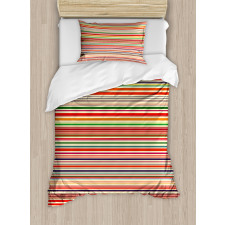 Horizontal Stripes Duvet Cover Set