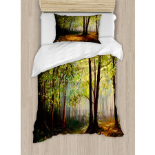 Spring Woodland Trees Duvet Cover Set