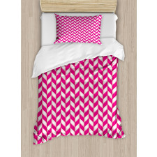 Vibrant Wavy Lines Duvet Cover Set