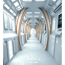 Spaceship Hallway Duvet Cover Set