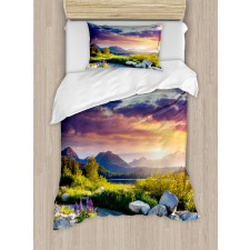 Idyllic Sky Europe Park Duvet Cover Set