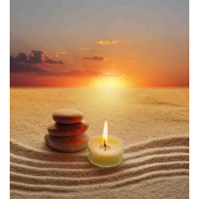 Meditation Yoga Candle Duvet Cover Set