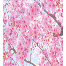 Japanese Sakura Flowers Duvet Cover Set