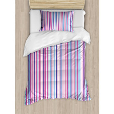 Colored Stripes Lines Duvet Cover Set