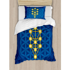 Flower of Life Pattern Duvet Cover Set