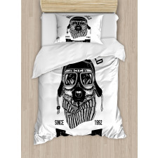 Words Motorcycle Rider Duvet Cover Set
