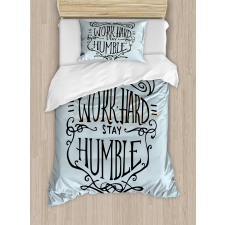 Motivational Lifestyle Duvet Cover Set