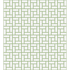 Maze Shaped Squares Lines Duvet Cover Set