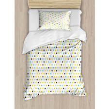 Polka Dots Rounds Retro Duvet Cover Set