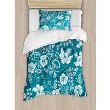 Floral Romantic Beams Duvet Cover Set