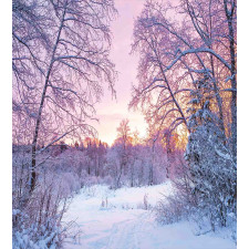 Braches Snowy Sunset Duvet Cover Set