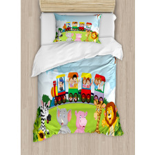 Happy Children Safari Duvet Cover Set