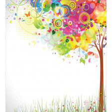 Color Bursting Tree of Life Duvet Cover Set