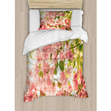 Sunny Summer Blossoms Duvet Cover Set