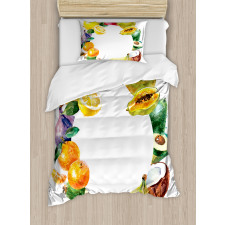 Nature Food Vegetables Duvet Cover Set