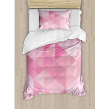 Abstract Vintage Triangles Duvet Cover Set