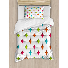 Modern Graphic Mosaic Duvet Cover Set