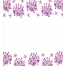 Lilac Flowers Blossoms Duvet Cover Set
