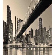 NYC Night Bridge View Duvet Cover Set